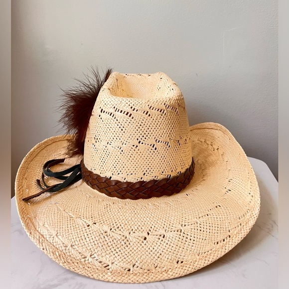 Formosan Western Cowboy Cowgirl Country Straw Stetson Hat Men Women Unisex 7 - Picture 5 of 17